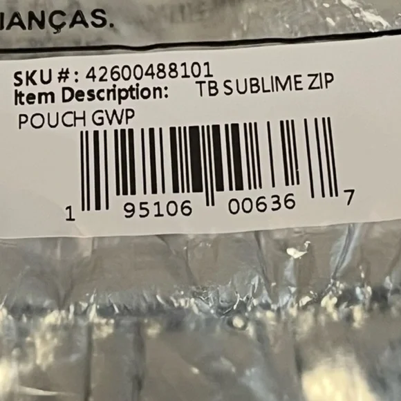 Tory Burch Silver Metallic Cosmetic Bag - Picture 5 of 5